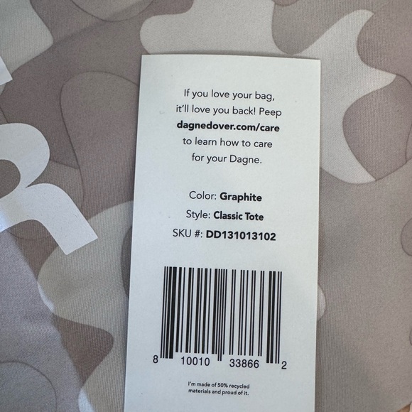 Dagne Dover Signature Tote Graphite Classic - Picture 7 of 10